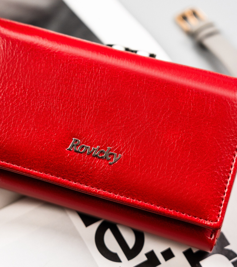 Leather & leatherette wallet RFID ROVICKY RPX-23-ML