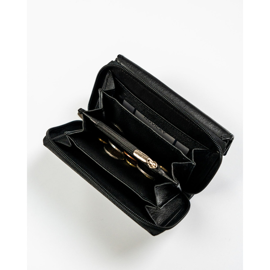 Leather wallet RFID ROVICKY R-D1511-NCD-BL
