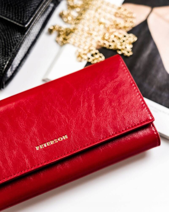 Leather women wallet PETERSON PTN PL-467