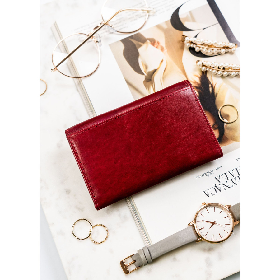 Leather wallet RFID PETERSON PTN 27074-TVT
