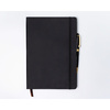 Czarny notes w twardej oprawie formacie B5 zadrukowany w kropki - Peterson