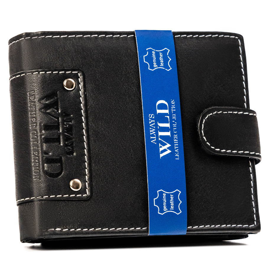 Leather wallet RFID ALWAYS WILD N992L-P-CCD