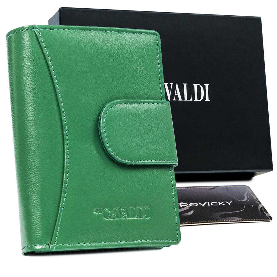 Leather wallet RFID 4U CAVALDI RD-09-GCL