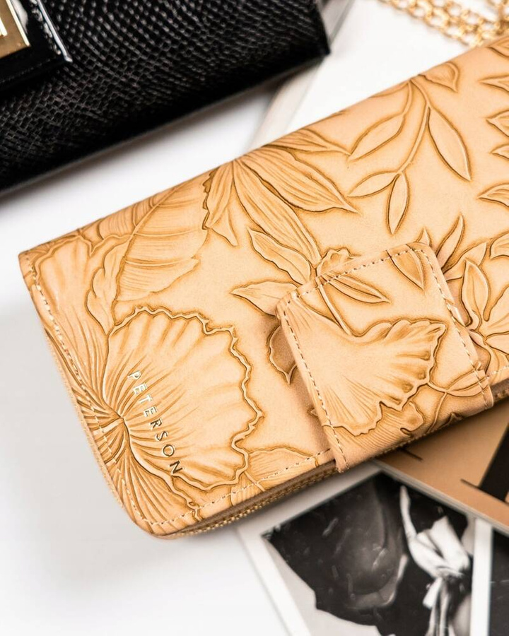 Leatherette wallet RFID PETERSON PTN 008-FL