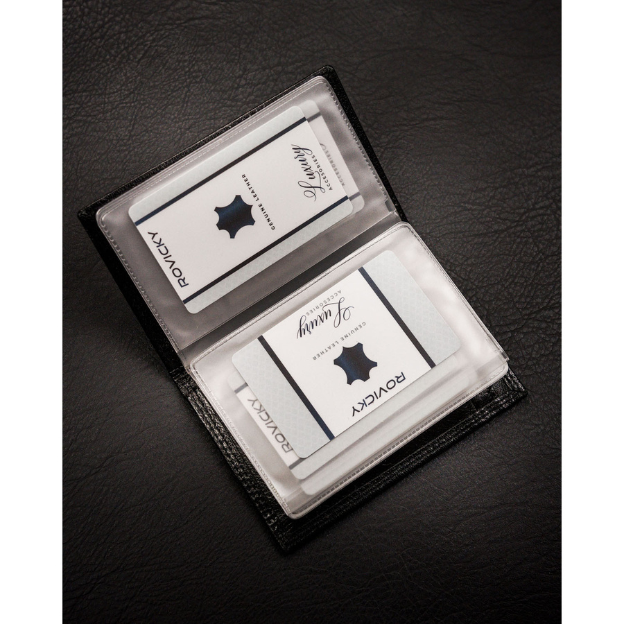 Leather card case 4U CAVALDI E5719-GN