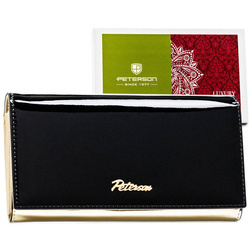 Leather wallet RFID PETERSON PTN 1N-411