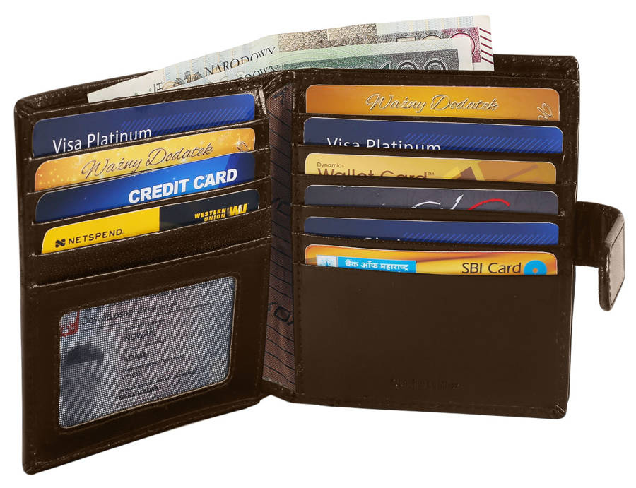 Leather wallet RFID ROVICKY PC-106L-BAR