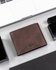 Leather wallet RFID PETERSON PTN N992-BE-DEER