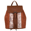 Leatherette bagpack DAVID JONES 6885-2