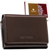 Leather wallet RFID PETERSON PTN RD-17-NGV