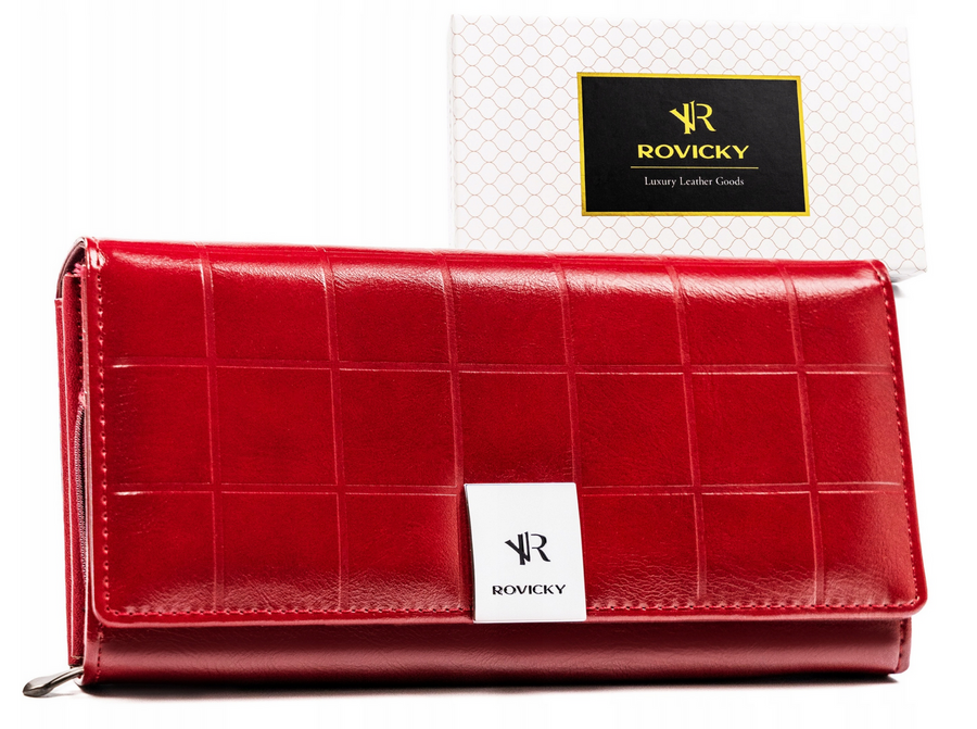 Leather & leatherette wallet ROVICKY RPX-20A