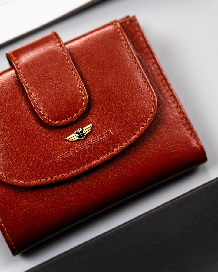 Leather's wallet RFID PETERSON PTN 2516-BO