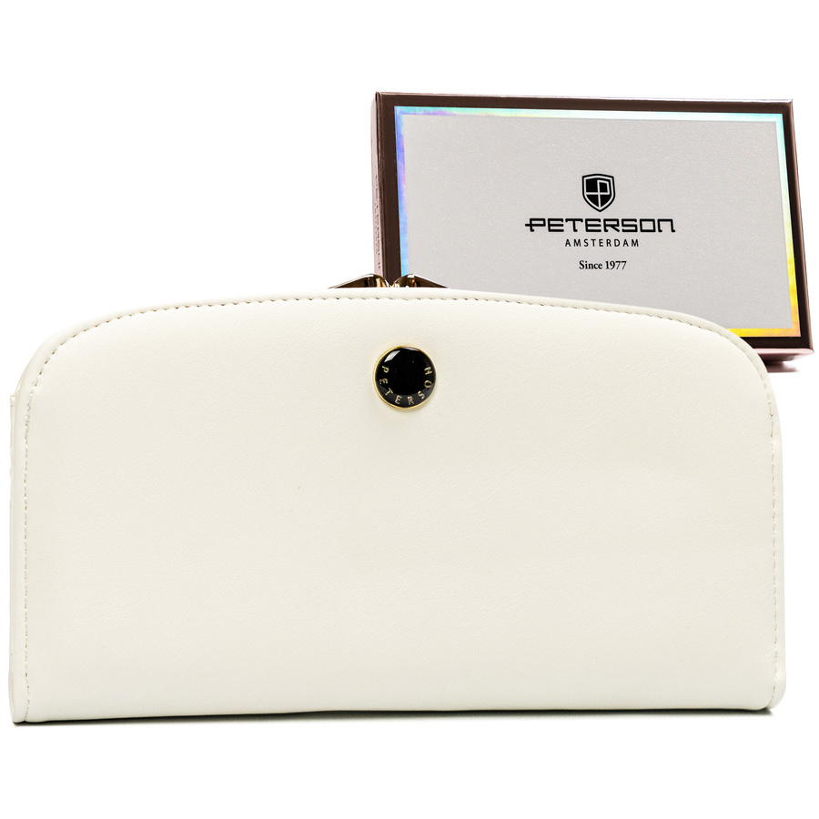 Leatherette wallet RFID PETERSON PTN 1841-F8