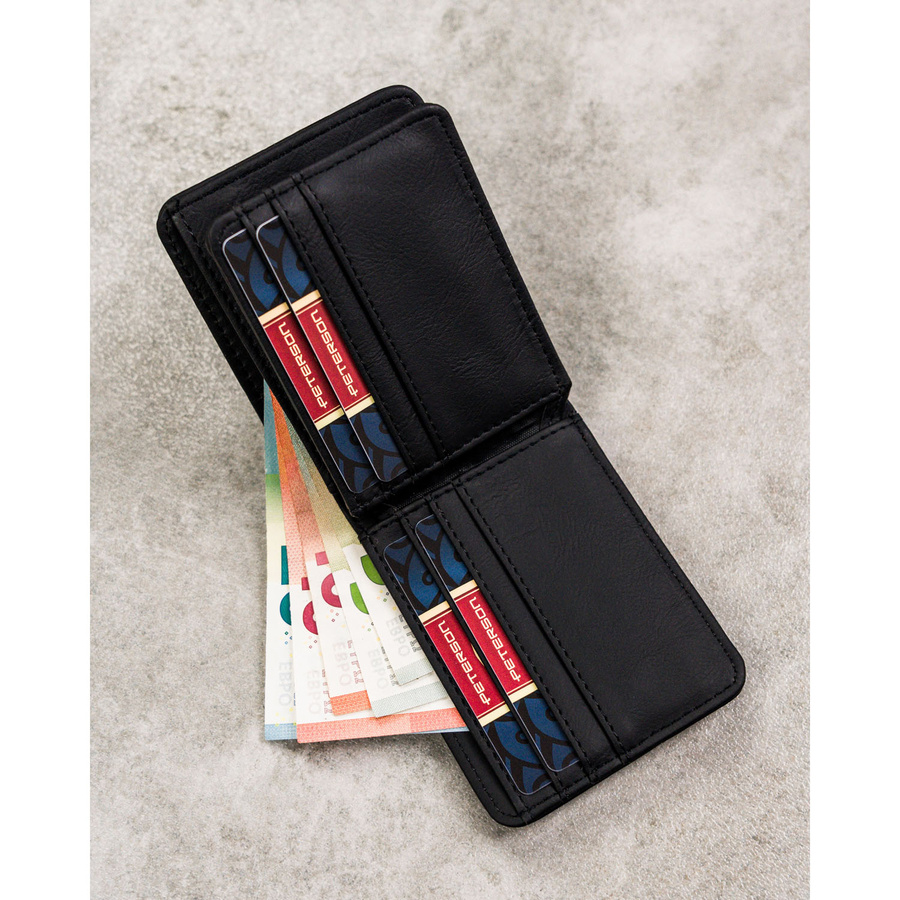 Leatherette wallet RFID PETERSON PTN EH-05Z