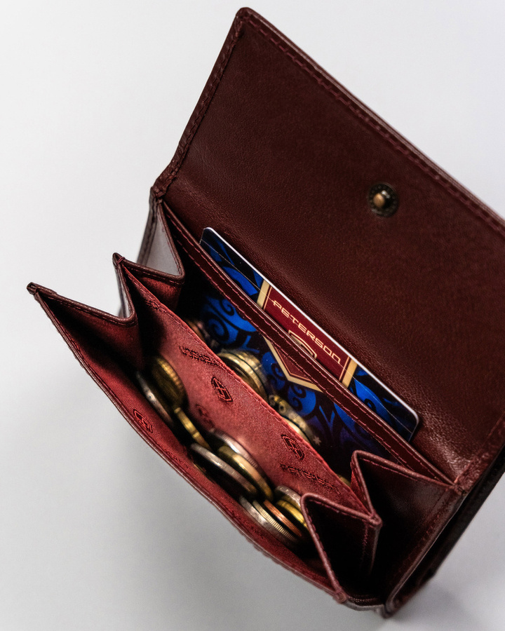 Leather's wallet RFID PETERSON PTN 70-BO
