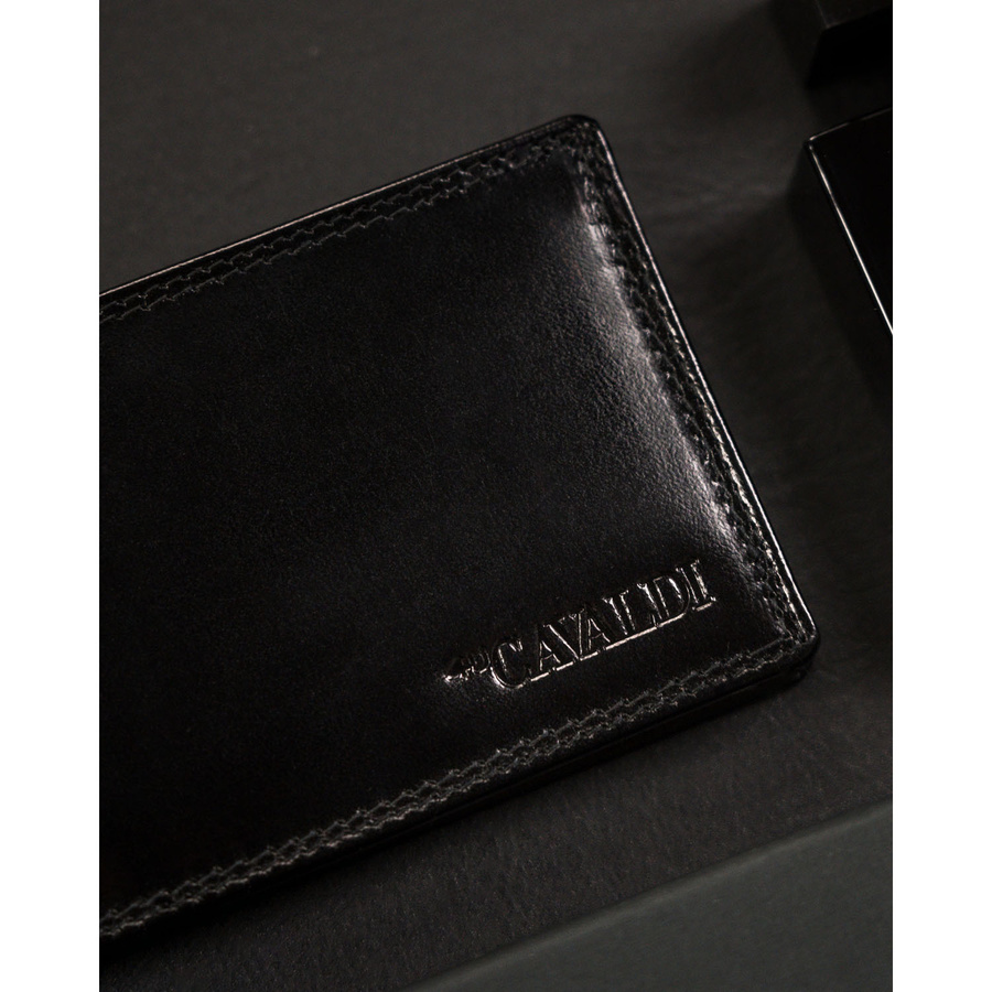 Leather card case 4U CAVALDI CW1017-LGV