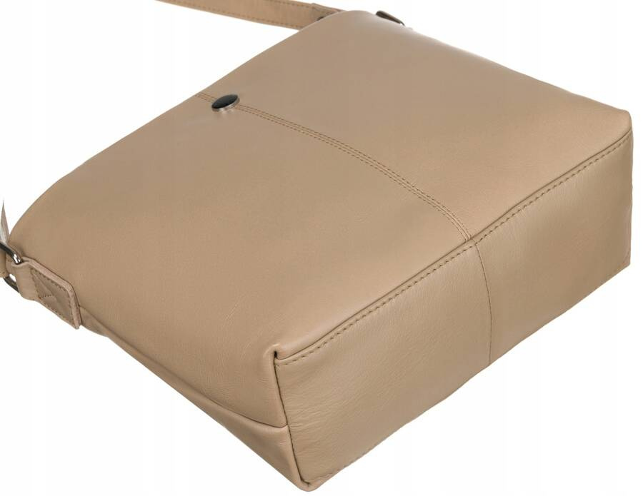 Klasyczna listonoszka damska ze skóry naturalnej - Peterson