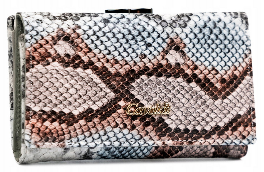Leather & leatherette wallet 4U CAVALDI PX-23-DNH-BL