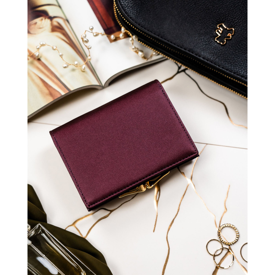 Leather and leatherette wallet RFID PETERSON PTN PS15-09-HNL