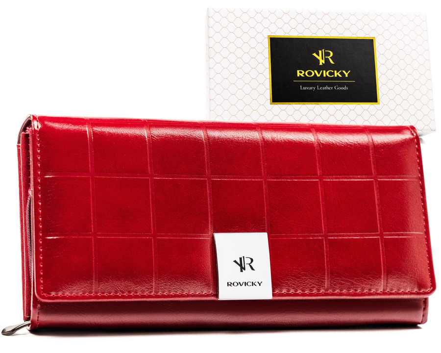 Leather & leatherette wallet ROVICKY RPX-20A