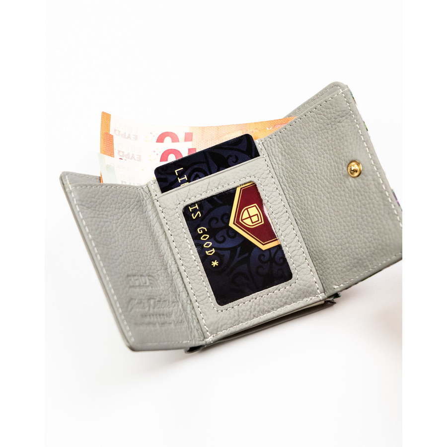 Leather wallet RFID PETERSON PTN PH32-LFL-7285 GR