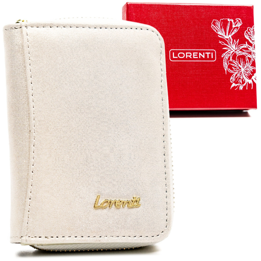 Leather wallet RFID LORENTI 5157-BRS