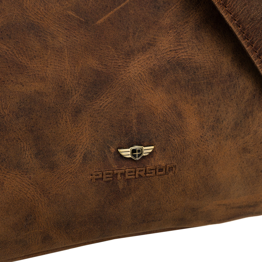 Leather bag PETERSON PTN RIVER-NSH