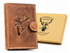 Leather wallet RFID ALWAYS WILD N4L-CHM-DEER