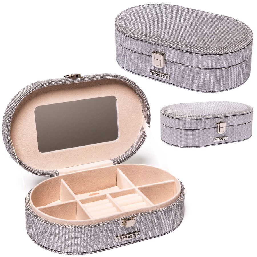 Elegantná strieborná šperkovnica s uzatváraním - Peterson