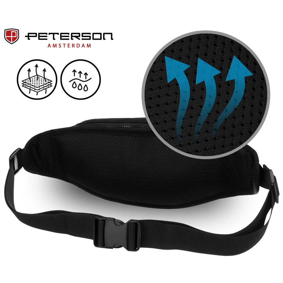 Polyester bumbag PETERSON PTN SWY-02