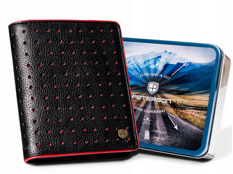 Leather men wallet RFID PETERSON PTN 302.03