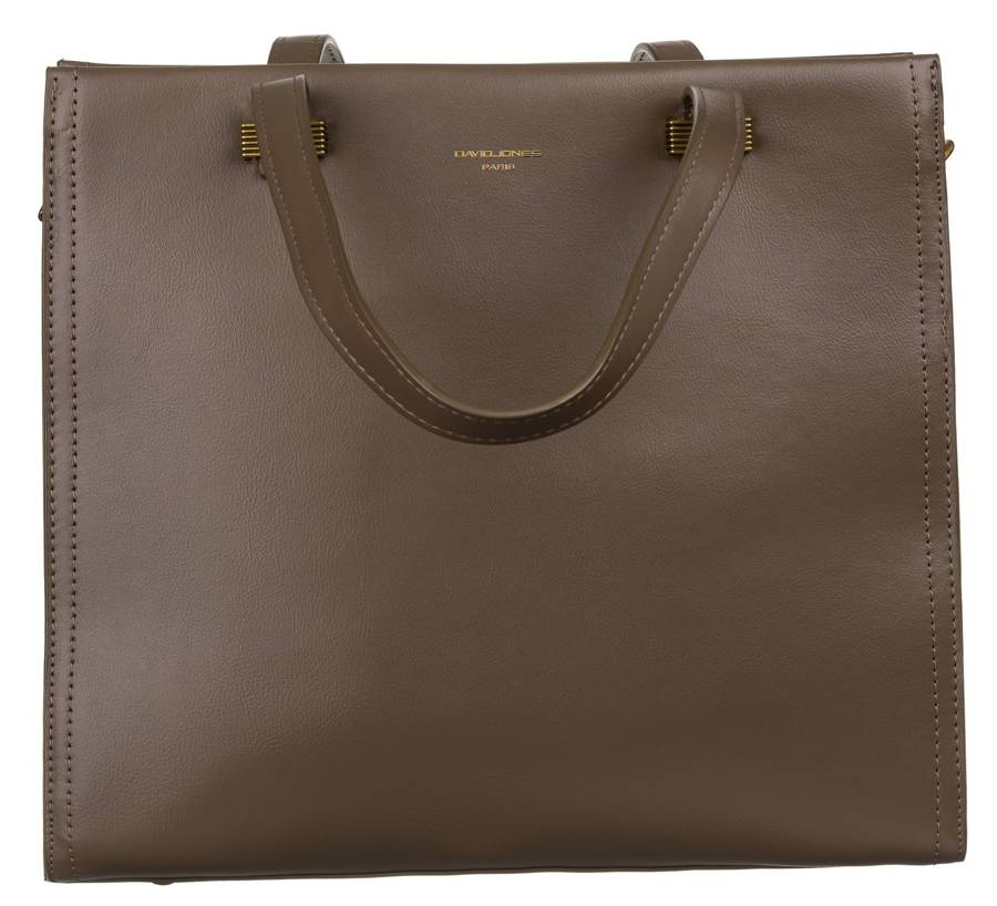 Leatherette shopper bag DAVID JONES 6882-2