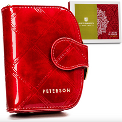 Leather wallet RFID PETERSON PTN 43972-PLT