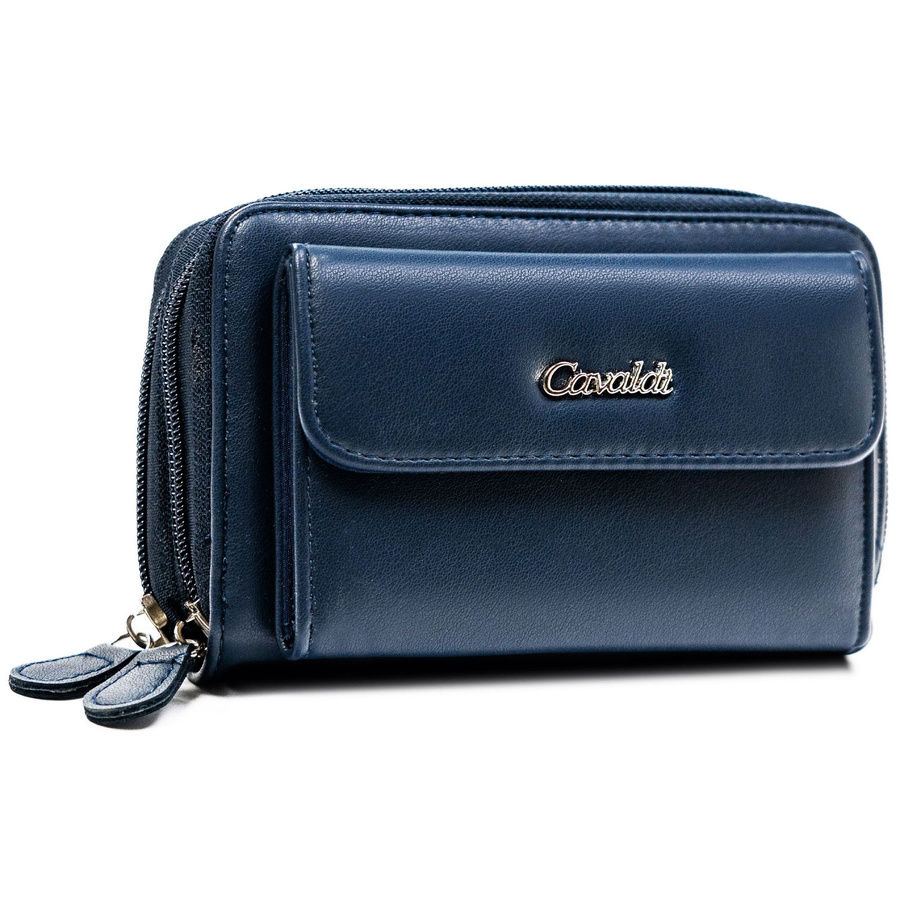 Leatherette wallet 4U CAVALDI N122-APU-BL