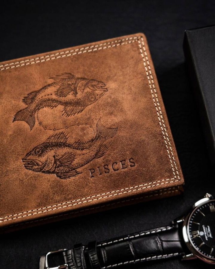 Leather wallet RFID ALWAYS WILD N992-CHM-PISC