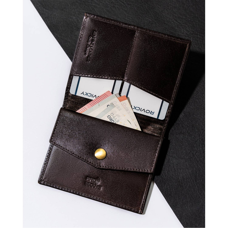 Leather wallet RFID ROVICKY N03-RVT