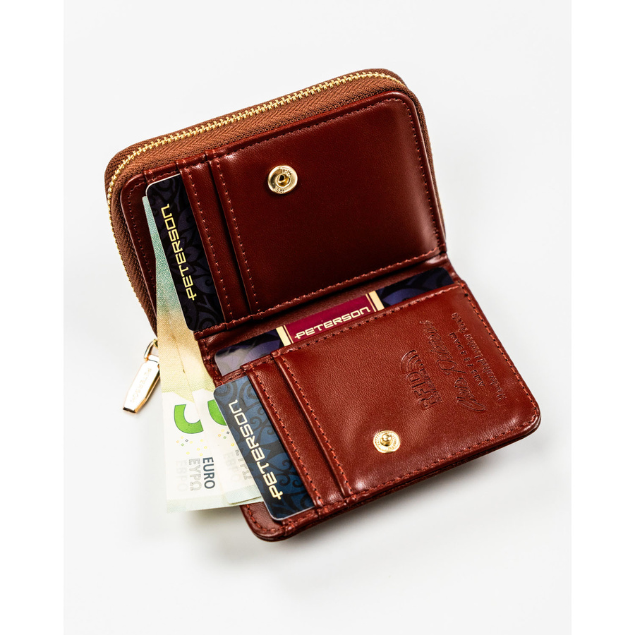 Leatherette wallet RFID PETERSON PTN 010-HF