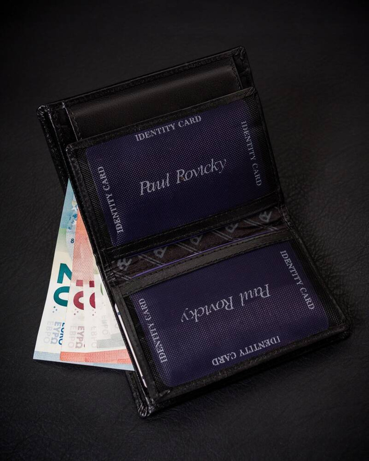 Leather wallet RFID ROVICKY RV-7680278-5-BCA-450