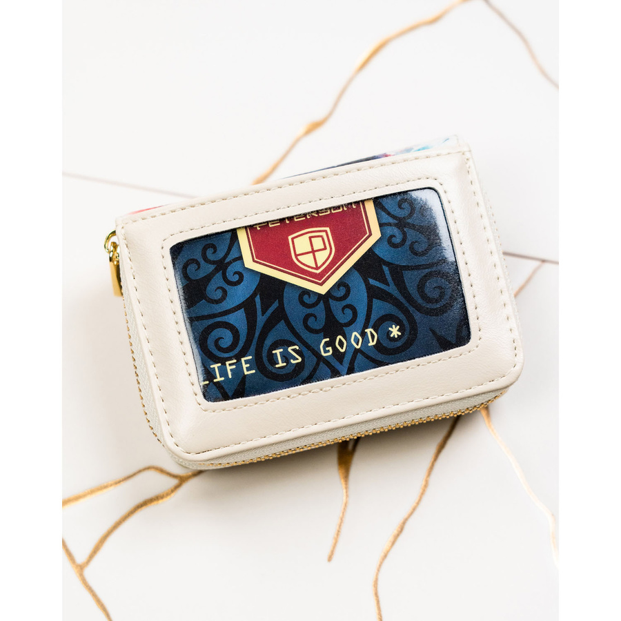 Leather and leatherette wallet RFID PETERSON PTN PX33-PF1