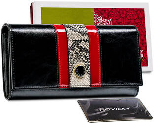 Leather women wallet PETERSON PTN ST-467