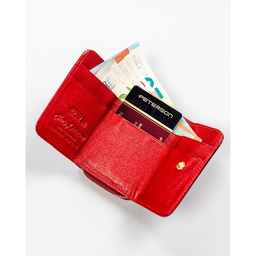 Leather wallet RFID PETERSON PTN BC-423229