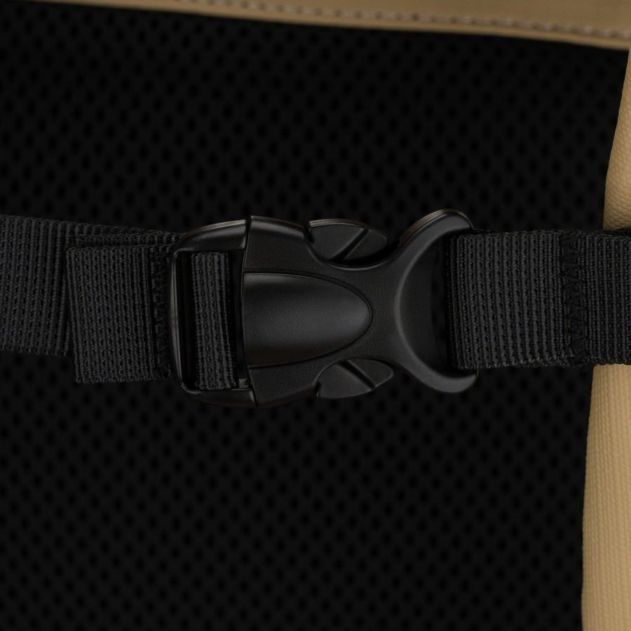 Duży plecak podróżny w kolorze khaki z miejscem na laptopa, dwukomorowy - Peterson