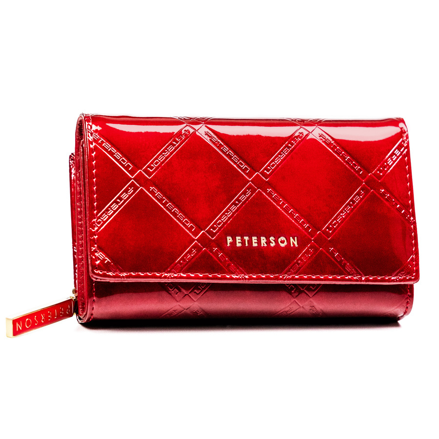 Leather wallet RFID PETERSON PTN 55030-PLT