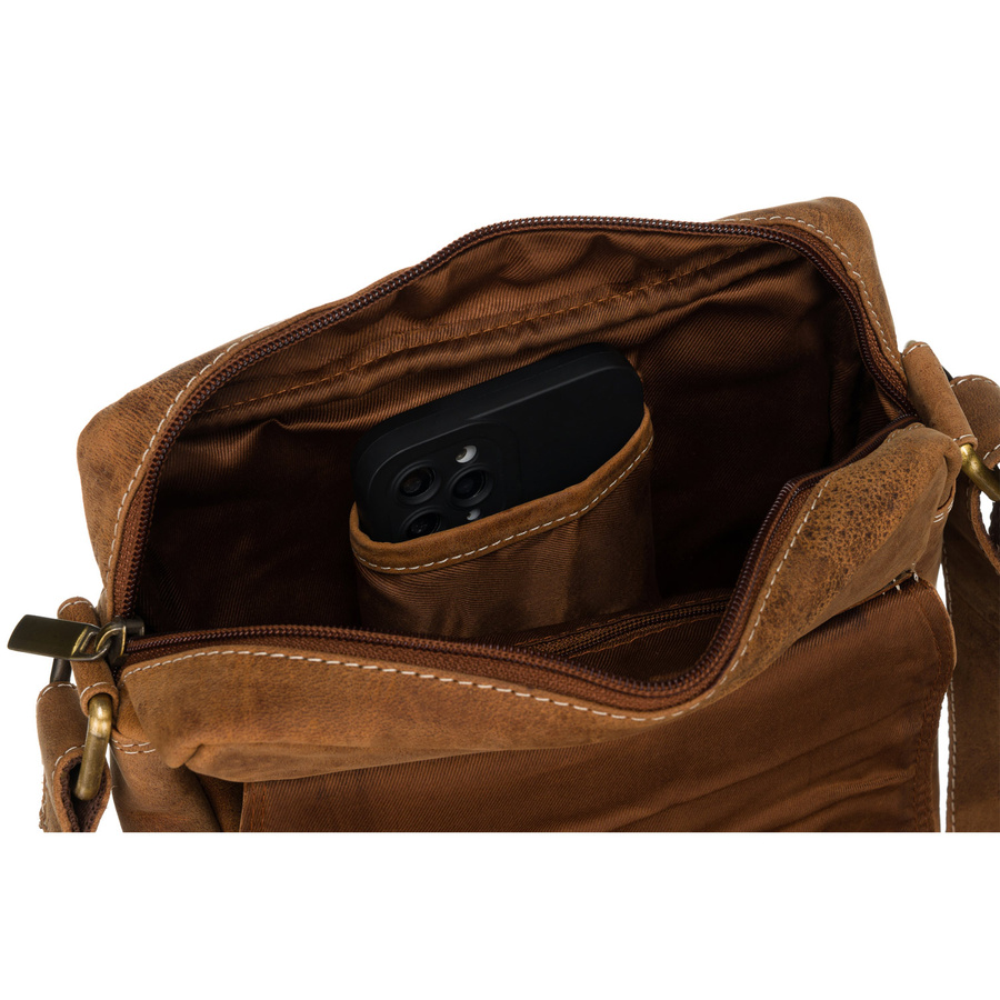 Torba męska w stylu vintage z regulowanym paskiem - Always Wild