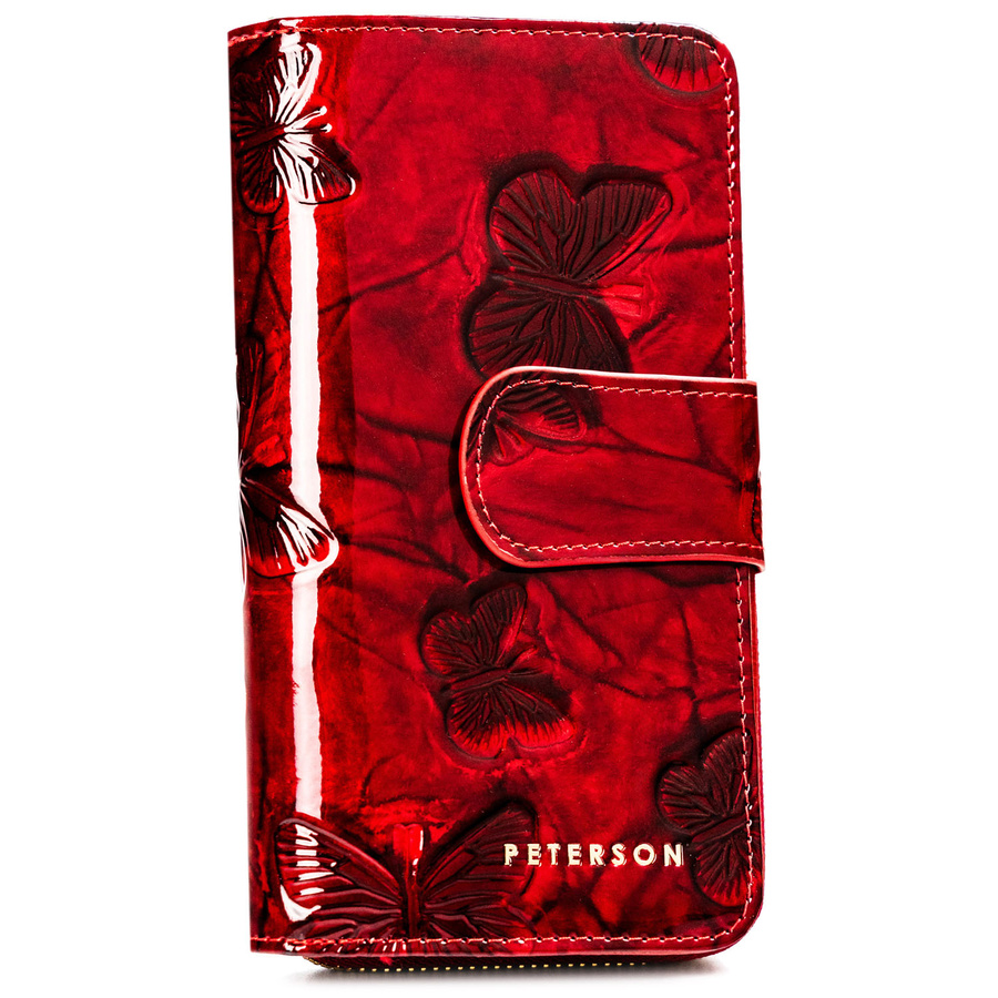 Leather wallet RFID PETERSON PTN 76116-BF