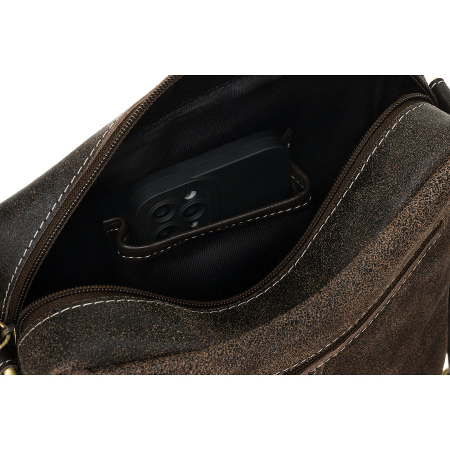 Leather bag PETERSON PTN 8020-SCC
