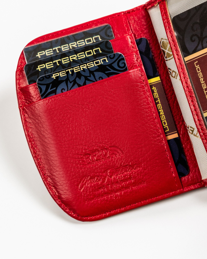 Leather wallet RFID PETERSON PTN 43972-PLT