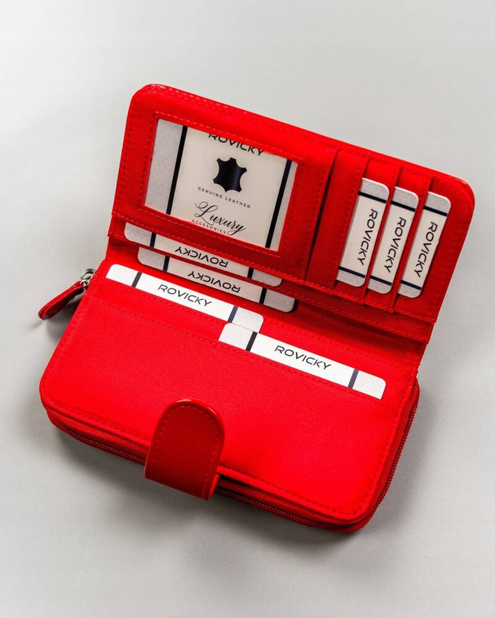 Leatherette wallet 4U CAVALDI N118-APU-BL