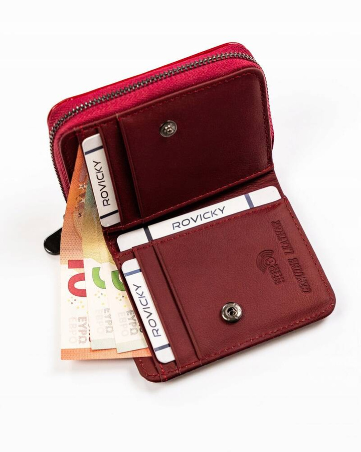 Leather & leatherette wallet RFID 4U CAVALDI PN33-BT