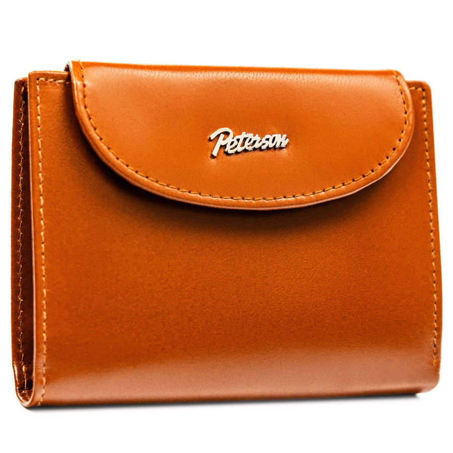 Leather wallet RFID PETERSON PTN RD-357-NGV-M